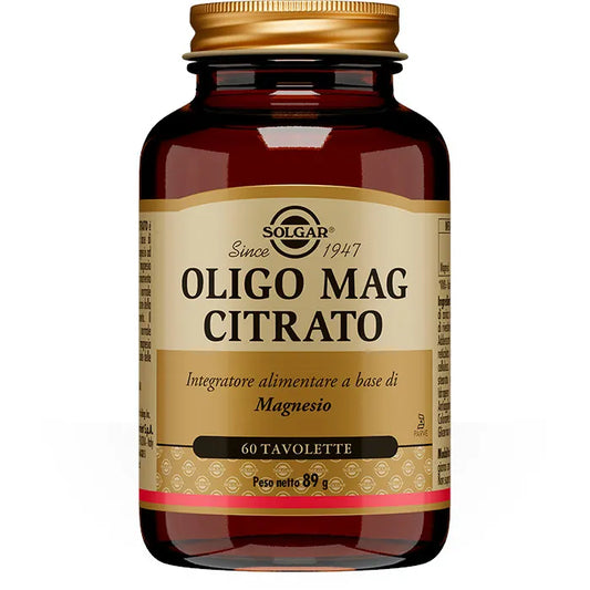 OLIGO MAG CITRATO 60 TAVOLETTE SOLGAR