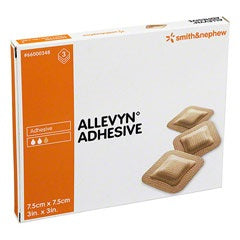 ALLEVYN ADHES 7,5X7,5CM 3PZ 348