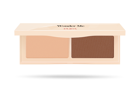 Pupa Wonder Me Natural Sculpt Polvere Viso Duo Contouring 8g 002 Medium Dark Skin