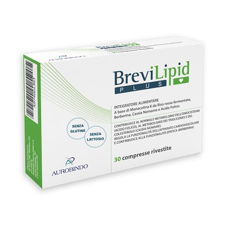 BreviLipid Plus Integratore per il Colesterolo 30 Compresse Rivestite