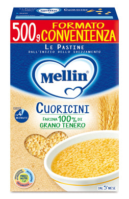 MELLIN Past.Cuoricini 500g