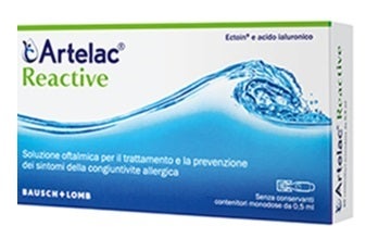 ARTELAC REACTIVE SOLUZIONE OFTALMICA 10 UNITA' MONODOSE
