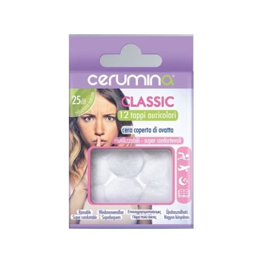 CERUMINA TAPPI AURICOLARI CLASSIC 12 PEZZI