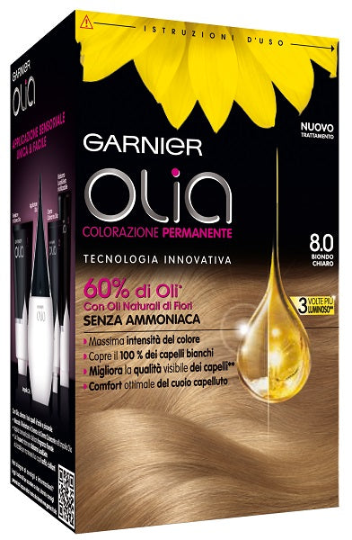 Garnier Olia Tinta Capelli 8.0 Biondo Chiaro 1 Pezzo