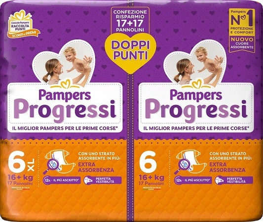 PAMPERS PROG XL PAC DPP 34PZ