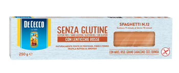 DE CECCO Spaghetti con Lenticchie Rosse 250g