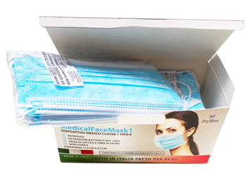 MASK CHIR.Cl.I AD Bia.50pz DS