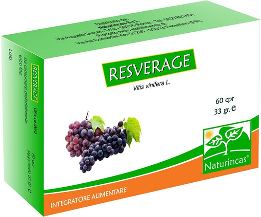 NATURINCAS RESVERAGE 60 Cpr