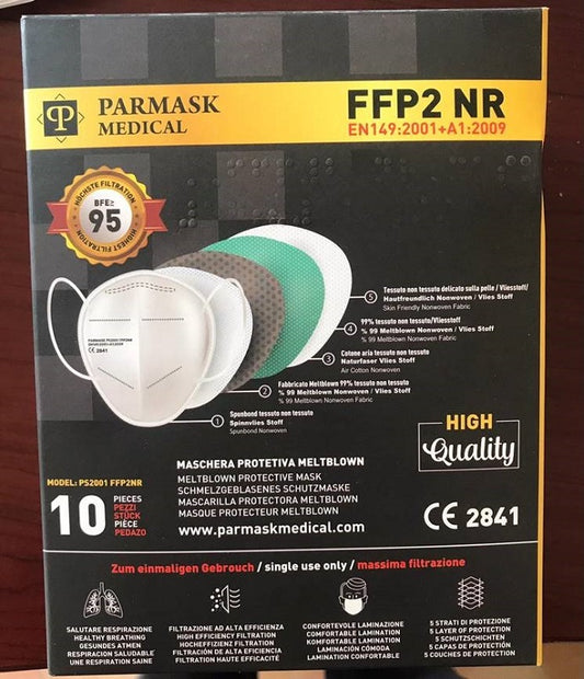 MASCHERINA FFP2 PS2001 NE 10PZ