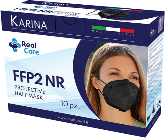 MASCHERINA FFP2 NERA KARINA 10PZ