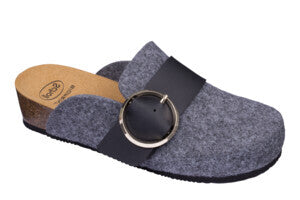 AMALFI CLOG FELT+SYNT W DKGR37