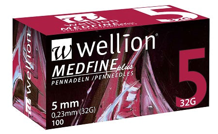 WELLION MEDFINE 5 32G 100pz