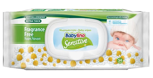 BABYLINO SENS WIPES S/FR 54PZ
