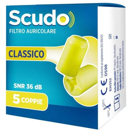 EARPLUG SCUDO CLASSIC 5 COPPIE