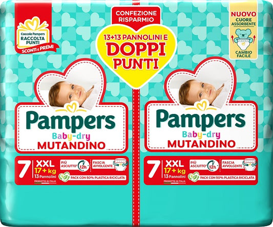 PAMPERS BD MUT DUO DWCT XXL26P