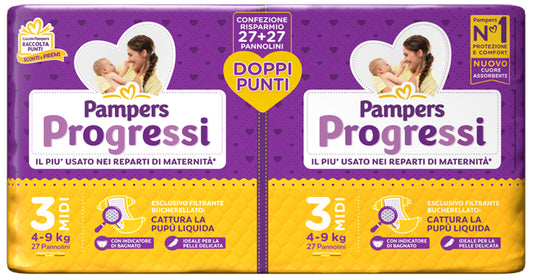 PAMPERS PROG MIDI PAC DPP 54PZ
