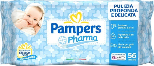 PAMPERS PHARMA SALVIETTE 56PZ
