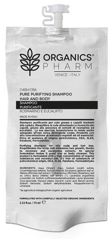 Organics Pharm Pure Purifying Shampoo Purificante 75ml