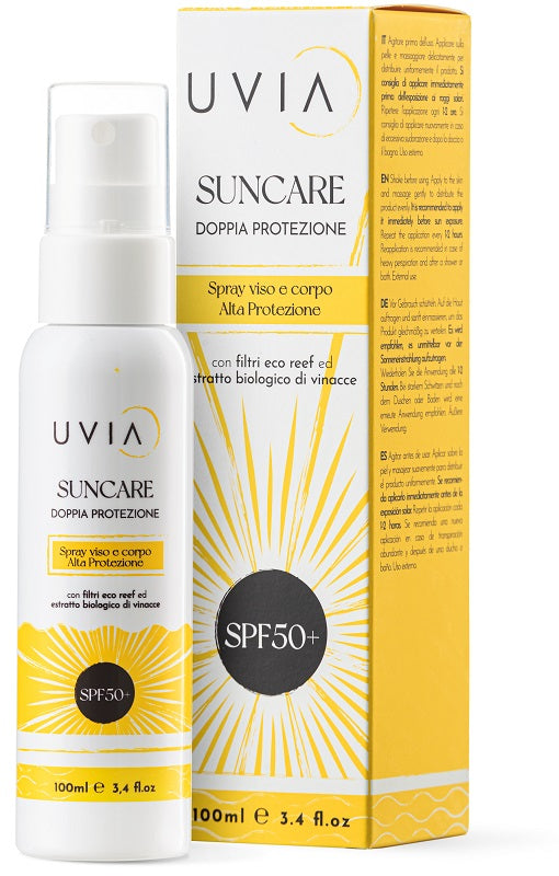 UVIA SPRAY SOLARE SPF50+ 100ML