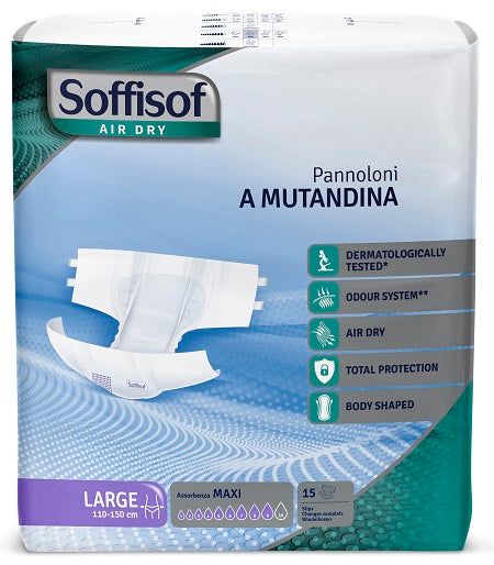 SOFFISOF AirDry Pann.Mut.Mx L 15pz