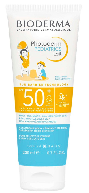BIODERMA PHOTODERM PEDIATRICS LATTE SOLARE SPF 50+ 200ML