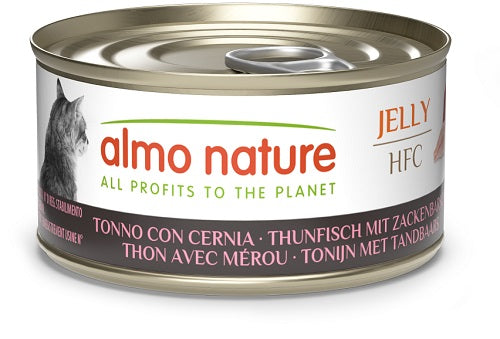 Almo Nature Hfc Gatto Jelly Tonno con Cernia 70 g