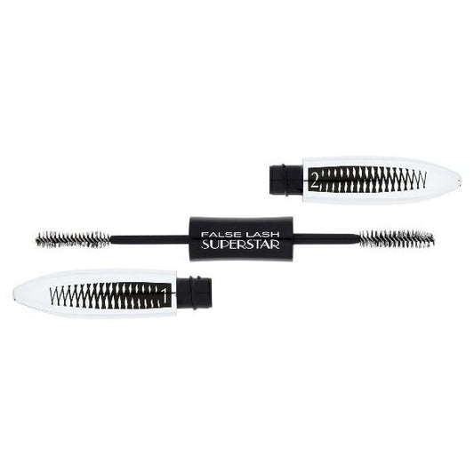 L'OREAL PARIS MASC FAUX SUPERS FALSE LASH SUPERSTAR MASCARA EFFETTO DOPPIO VOLUME COLORE BLACK 2x6,5ML