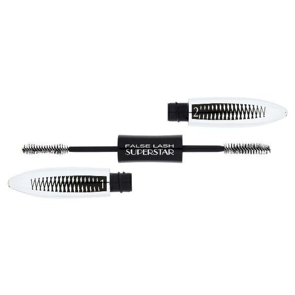 L'OREAL PARIS MASC FAUX SUPERS FALSE LASH SUPERSTAR MASCARA EFFETTO DOPPIO VOLUME COLORE BLACK 2x6,5ML