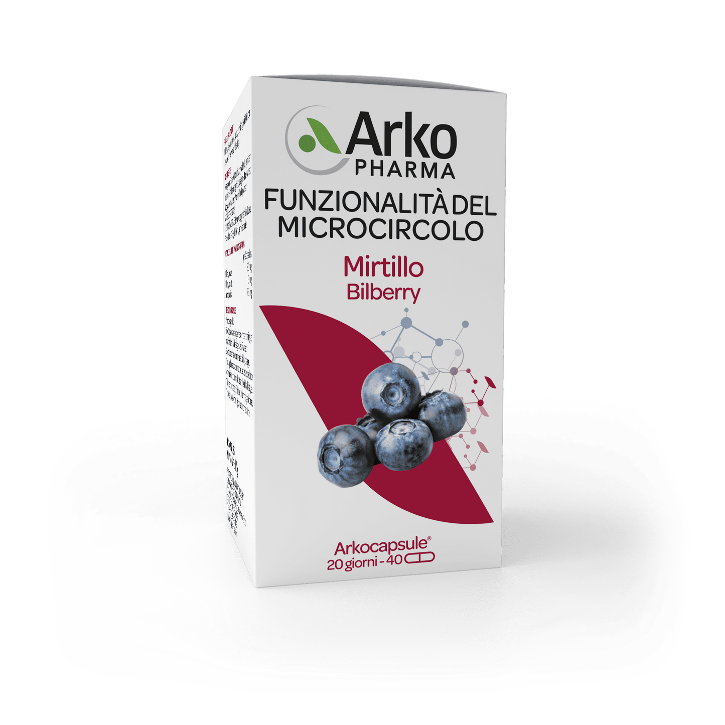 Arkocapsule Funzionalita' Microcircolo Mirtillo 40 Capsule
