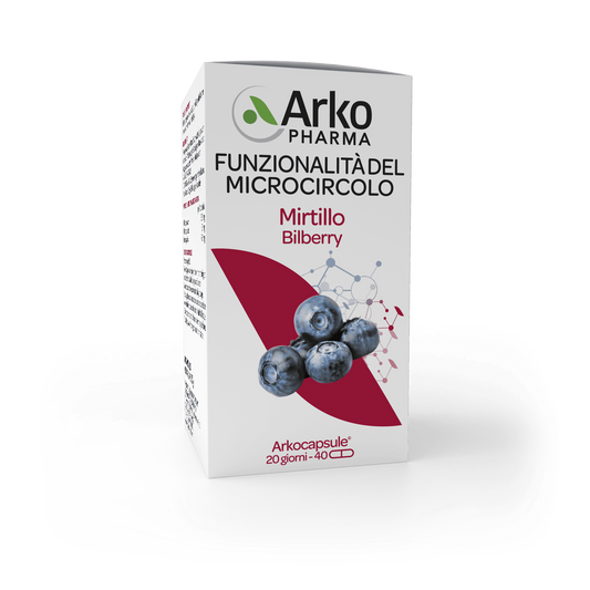 Arkocapsule Funzionalita' Microcircolo Mirtillo 40 Capsule
