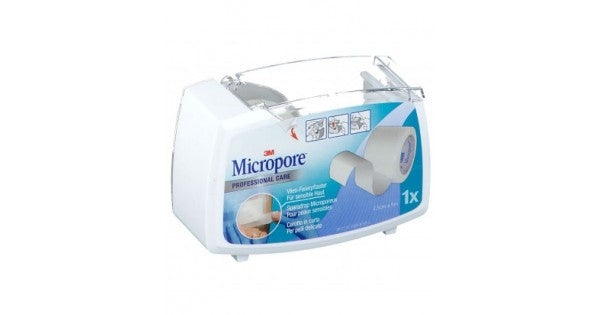 3M MICROPORE SURGICAL TAPE 25MM X 5 METRI CON DISPENCER