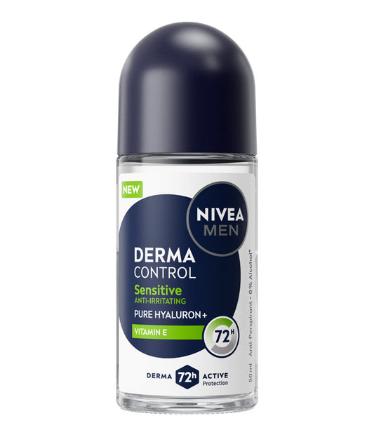Nivea Men Derma Control Sensitive Deodorante Antitraspirante Roll-On 72H 50ml