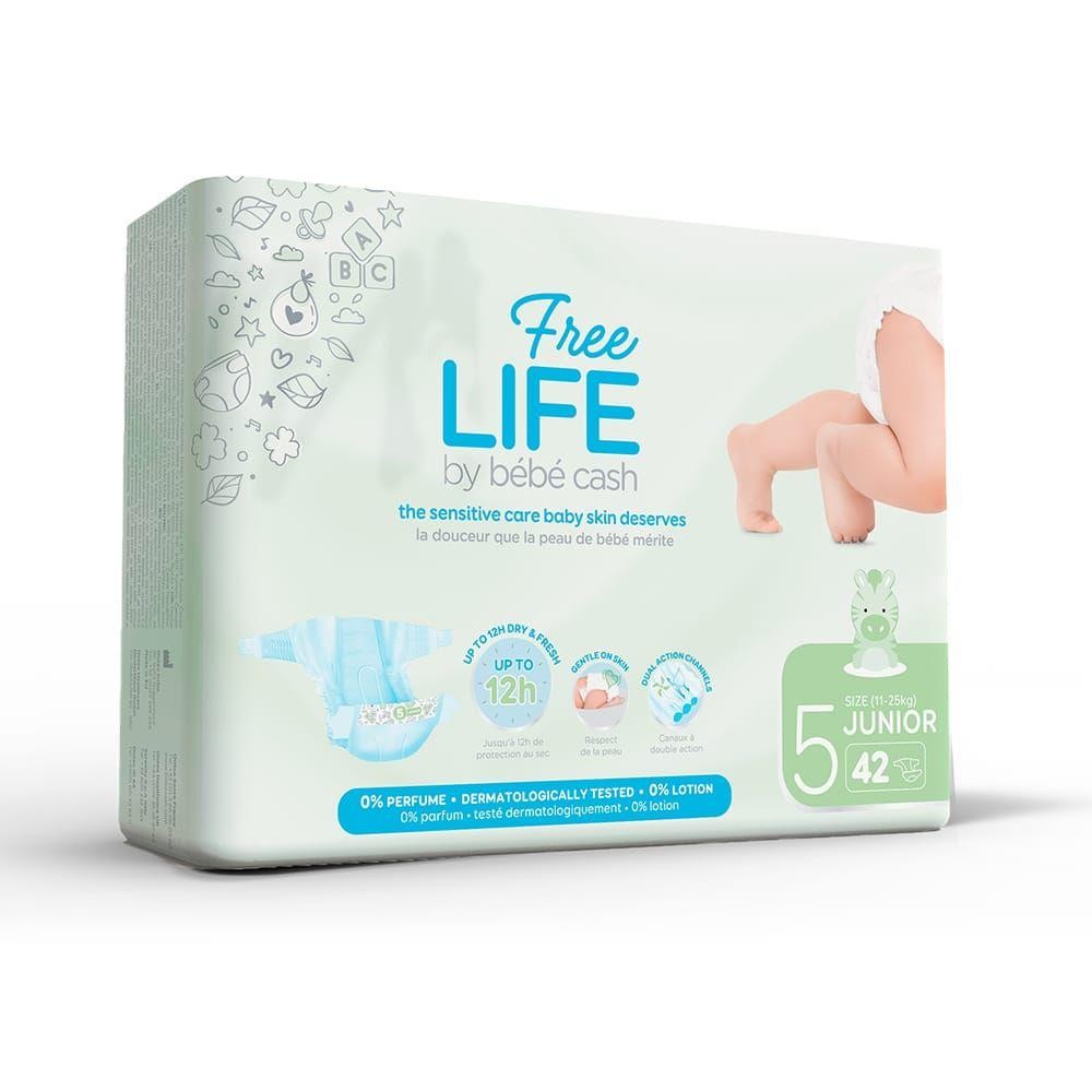 FREELIFE BEBECASH JUNIOR TAGLIA 5 (11-25KG) 42 PEZZI