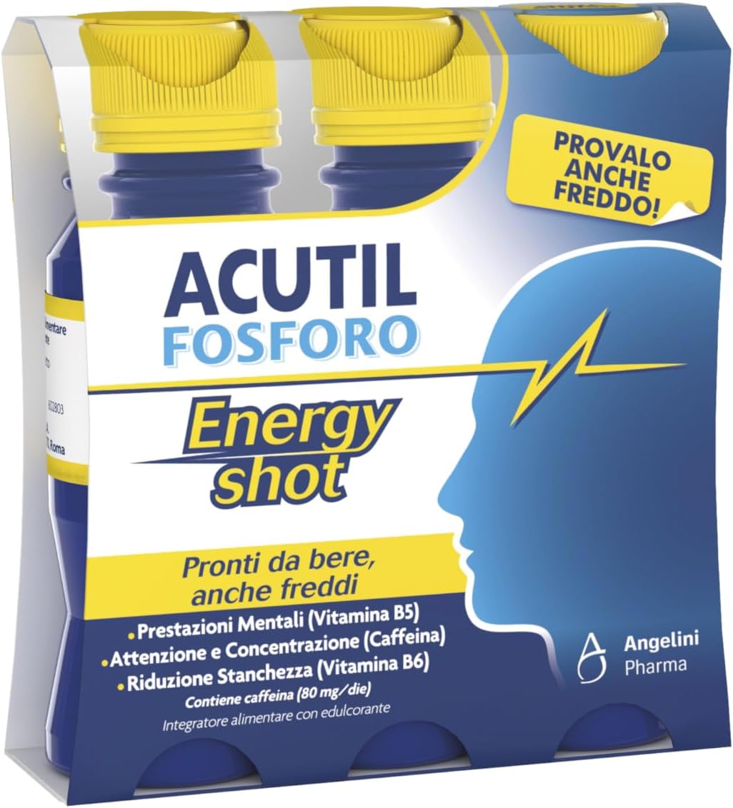 ACUTIL FOSFORO ENERGY SHOT 3 FLACONCINI 60ML