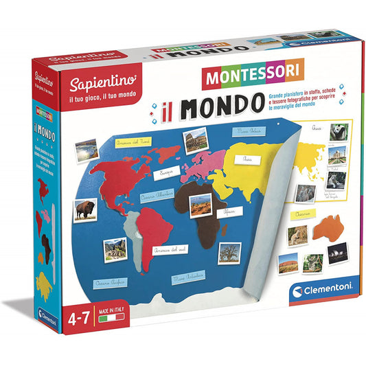CLEMENTONI SAPIENTINO MONTESSORI IL MONDO