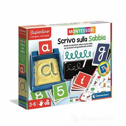 CLEMENTONI SAPIENTINO MONTESSORI SCRIVO SULLA SABBIA