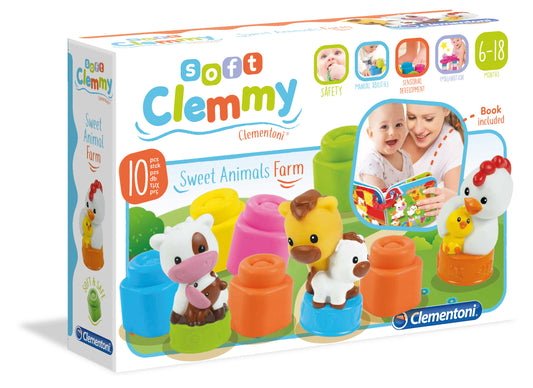CLEMENTONI SOFT CLEMMY MAMMA ED I CUCCIOLI DELLA FATTORIA
