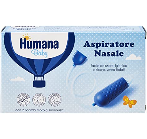 HUMANA BABY ASPIRATORE NASALE 2+ MESI - DISPOSITIVO MEDICO CE