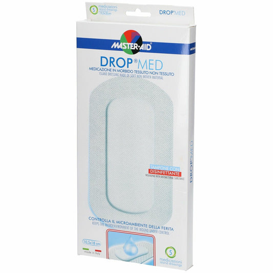 MASTER-AID DROP MED 10,5X18CM 5 PEZZI - DISPOSITIVO MEDICO CE