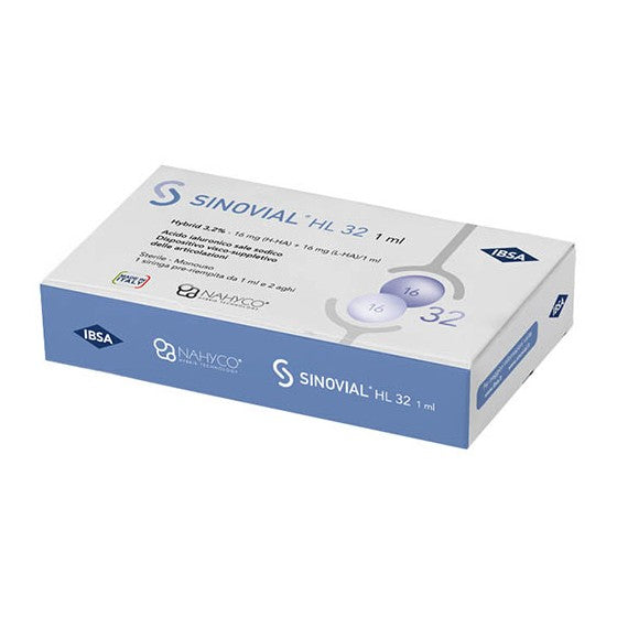SINOVIAL HL 32 SIRINGA PRERIEMPITA ALL'ACIDO IALURONICO 3,2% 16MG+16MG/1ML 1 PEZZO