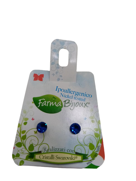 ORECCHINO XIRIUS 5,3MM CAPRI BLU