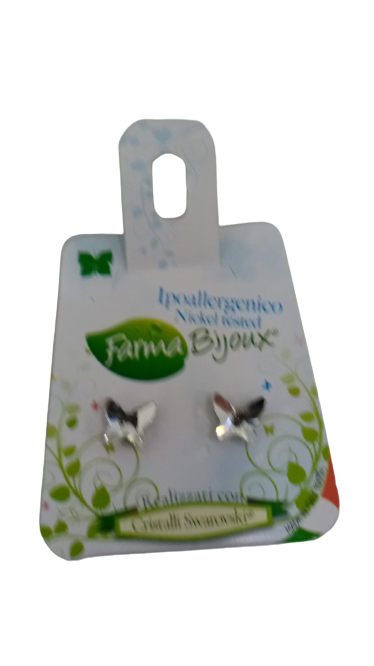 ORECCHINO BAT 8MM CRYSTAL