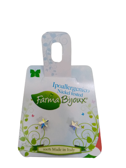 ORECCHINO STELLA 5MM AURORA BOREALE