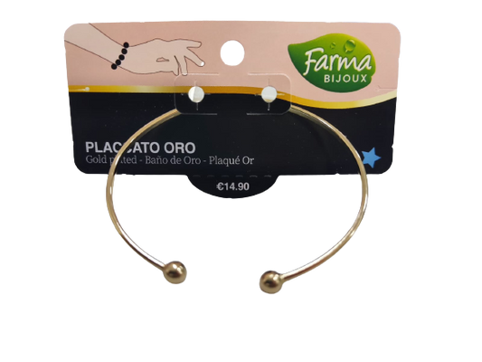 FARMA BIJOUX BRACCIALE ORO RIGIDO