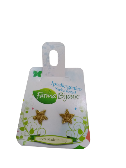 ORECCHINO STELLA GOLD GLITTER