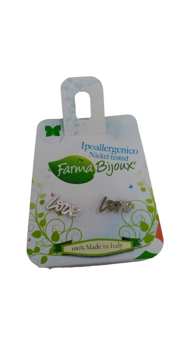 ORECCHINO LOVE ARGENTO