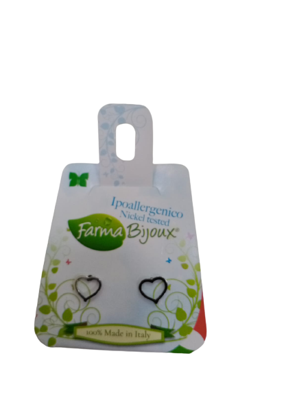 ORECCHINO EMPTY HEART 7X6MM