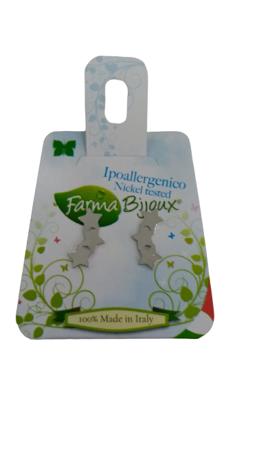 ORECCHINO 3 STELLE ARGENTO