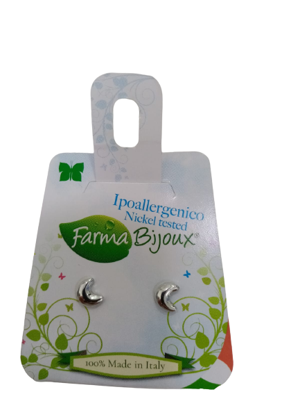 ORECCHINO LUNA ARGENTO