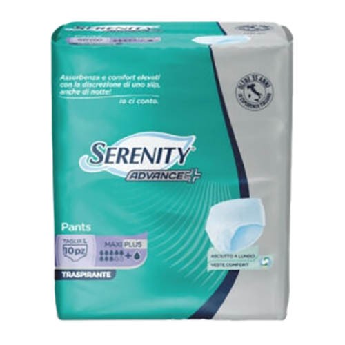 SERENITY PANTS ADVANCE MAXIPLUS TAGLIA L 10 PEZZI